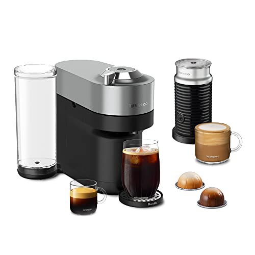 Nespresso Vertuo POP+ Deluxe Coffee and Espresso Machine with Milk Frother