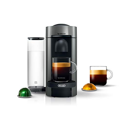 De'Longhi Nespresso VertuoPlus Coffee & Espresso Machine, Grey