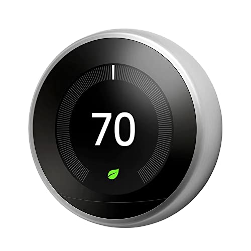 Google Nest Learning Thermostat 3rd Gen with Deco Gear 2 Pack Smart Plug