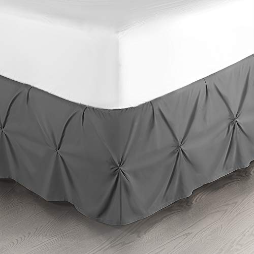 Pinch Pleat Cal King Bed Skirt