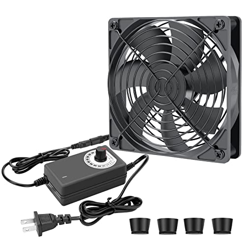 Neukniy 120mm Variable Speed AC Plug Fan for Various Uses