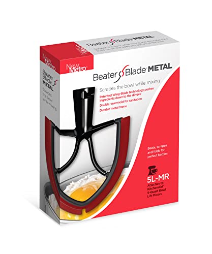 5L-MR Metal Beater Blade for KitchenAid 5 Quart Mixers