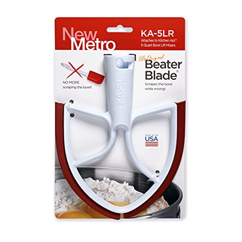 New Metro KA-5LR Beater Blade for KitchenAid Mixer, Red