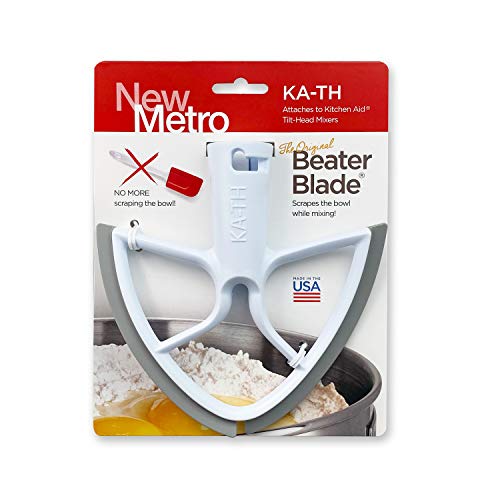New Metro Design Beater Blade for KitchenAid 4.5-5 Qt Mixers, Grey