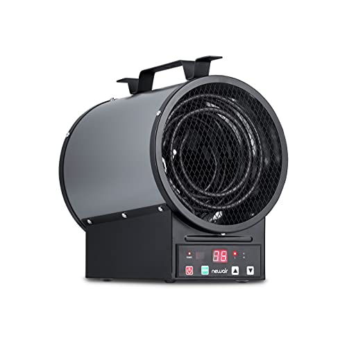 NewAir 2-in-1 4800W Garage Heater, Heats Up to 500 sq ft, Gray