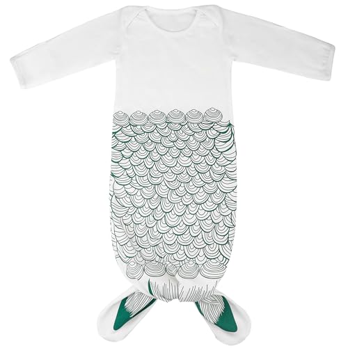 Newborn Mermaid Sleep Bag - Baby Gift for Girls Boys