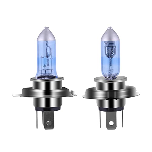 NEWBROWN 9003 H4 Halogen Headlight Bulb with Super White Light Long Life Replacement P43T 12V 55W/60W (2 Pack)