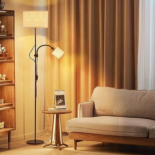 Ambimall Floor Lamps for Living Room, Modern Floor Lamp with Remote Control  and