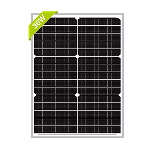 Newpowa 9BB 30W Solar Panel - High-Efficiency Monocrystalline PV Module