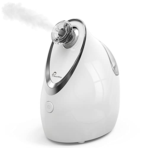 Nano Ionic Facial Steamer: Aromatherapy Warm Mist Humidifier