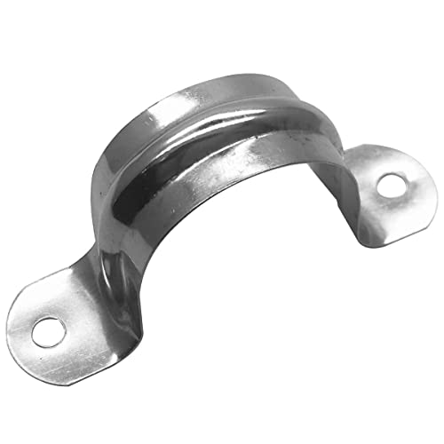 Stainless Steel Heavy Duty Pipe Strap Clamp, 50Pcs