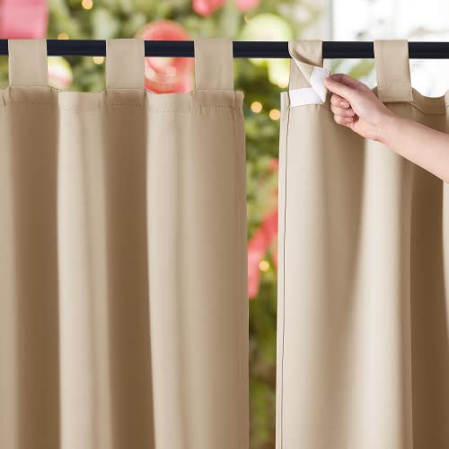 NICETOWN Outdoor Patio Curtains