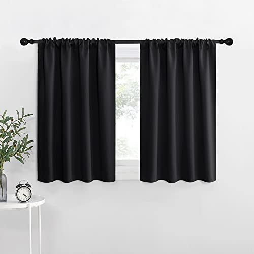 NICETOWN Short Curtains - Blackout Drapes for Small Windows