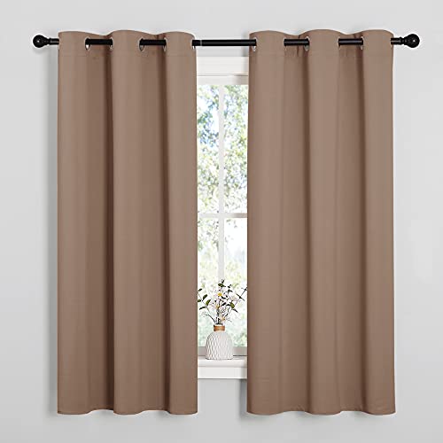 NICETOWN Thermal Grommet Blackout Curtains for Bedroom, Set of 2 Panels