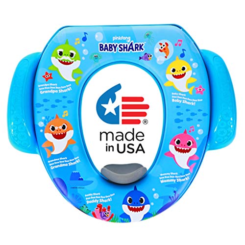 Nickelodeon Baby Shark Soft Potty Training Seat - Cushioned, Safe, Easy to Clean