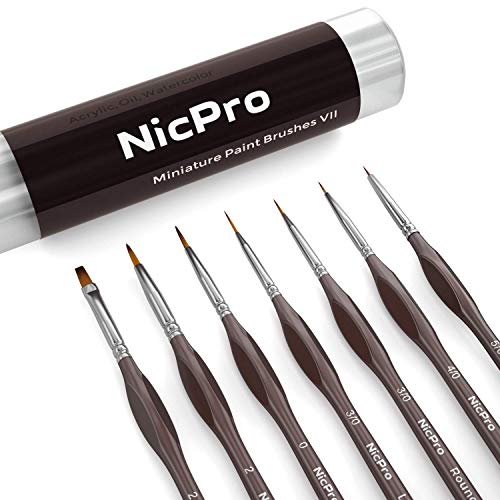 Nicpro Micro Detail Paint Brush Set