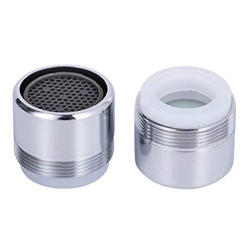 NIDAYE 2 Pack 2.2 GPM Sink Faucet Aerator, Chrome