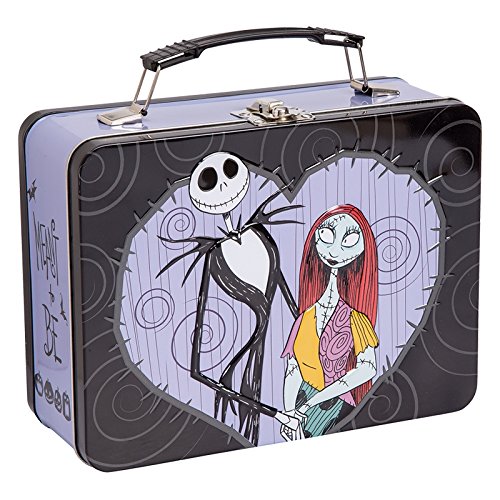 Nightmare Before Christmas Jack and Sally Large Tin Tote