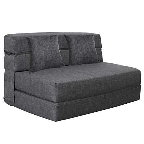 Nigoone Queen Size Folding Sofa Couch Memory Foam