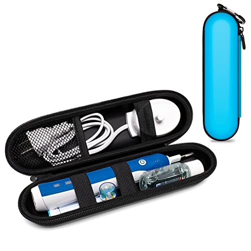 Nincha EVA Electric Toothbrush Case - Durable Travel Case with Mesh Pocket