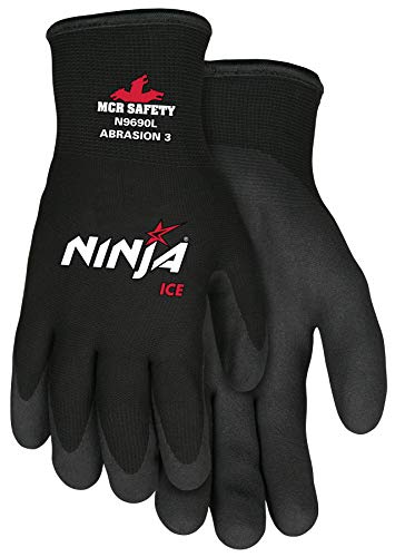 MCR Safety Memphis Glove N9690XL Ninja Ice 15 Gauge Cold Weather Glove, X-Large