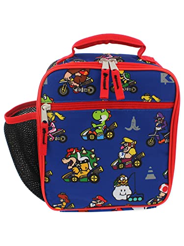 Nintendo Mario Kart Insulated Lunch Box (Blue)