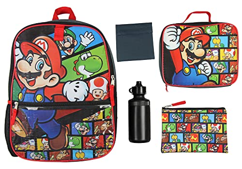 Nintendo Super Mario Reusable Rectangular Lunch Bag 