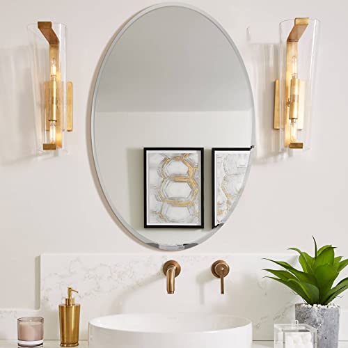 NISHCON Oval Mirror for Wall Decor