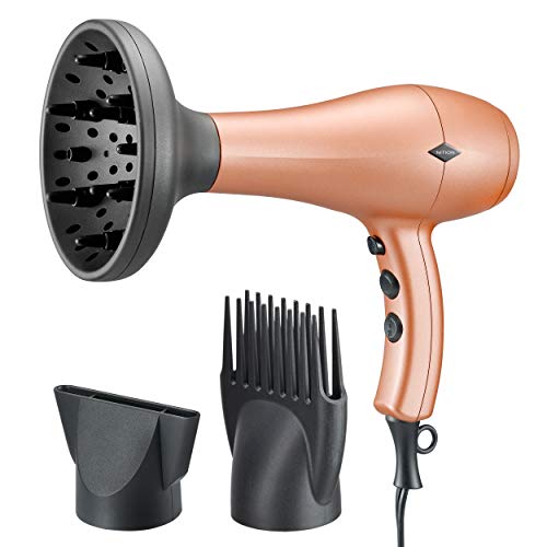 NITION Ceramic Hair Dryer with Diffuser Attachment