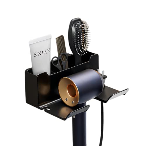 No Drill Hair Dryer Holder Stand - Convenient and Sturdy Storage Solution