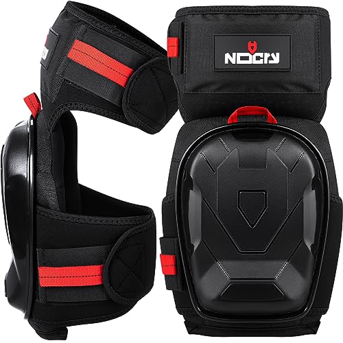 NoCry Work Knee Pads with Ankle Support and Anti-Slip Cap