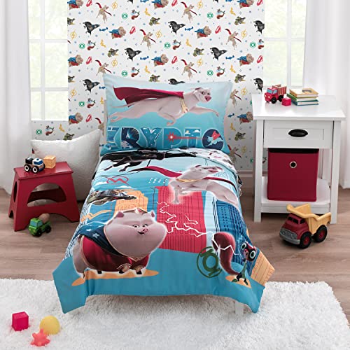 Super Pets Toddler Bed Set - Comforter, Sheets, Pillowcase