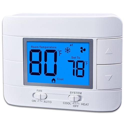 Non Programmable Thermostat for Home - Multi Stage 2H/2C
