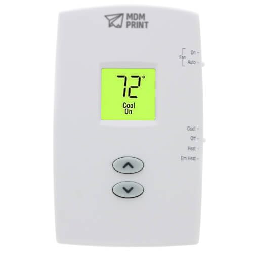 Heat only or Cool only non-programmable Thermostat