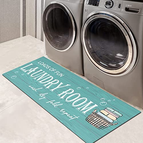Non Slip Laundry Mat for Laundry Room Decor