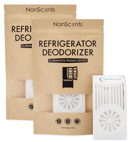 NonScents Fridge Deodorizer (2-Pack) - Odor Eliminator