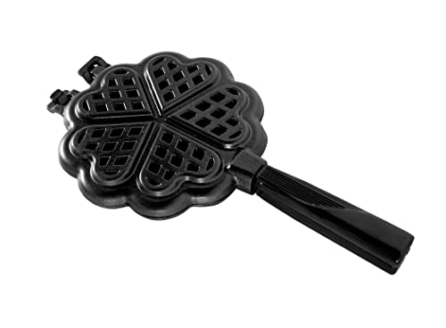 Nordic Ware Heart-Shaped Mini Waffle Maker, Black