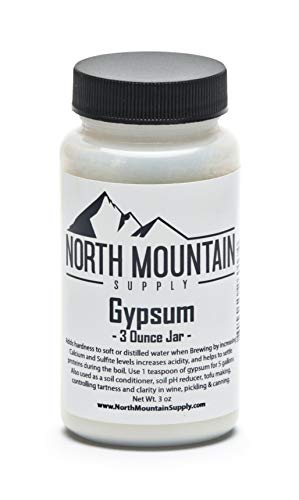 North Mountain Supply Gypsum - 3oz Food Grade Calcium Sulfate