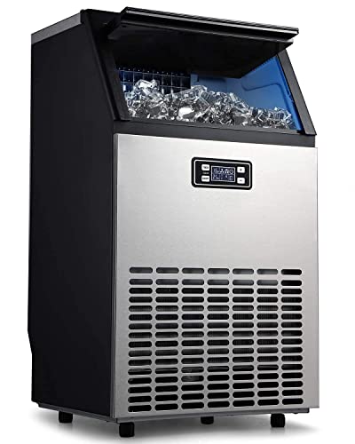 Northair 100LBS/24H Stainless Steel Ice Maker for Gatherings