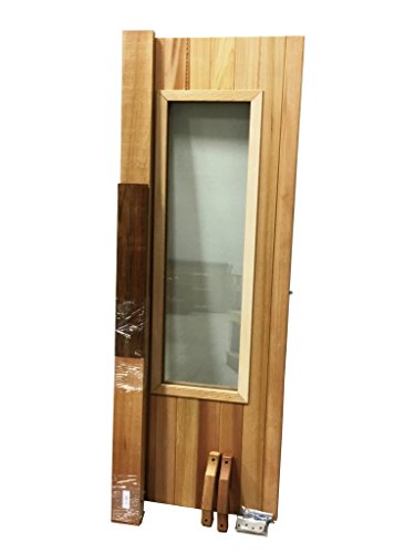 Northern Lights Group Insulated Cedar Sauna Door with Window