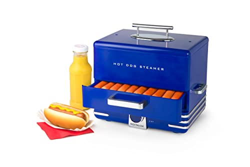 Nostalgia Diner-Style Steamer: Perfect Hot Dog and Bun Cooker