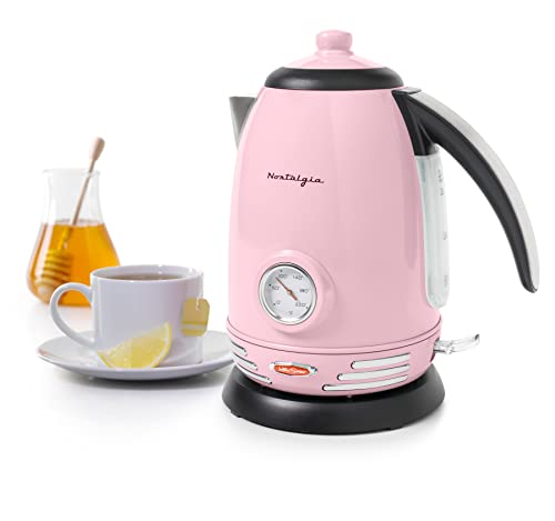 Pink Up Noelle Electric Tea Kettle, Gooseneck Kettle, Hot Water