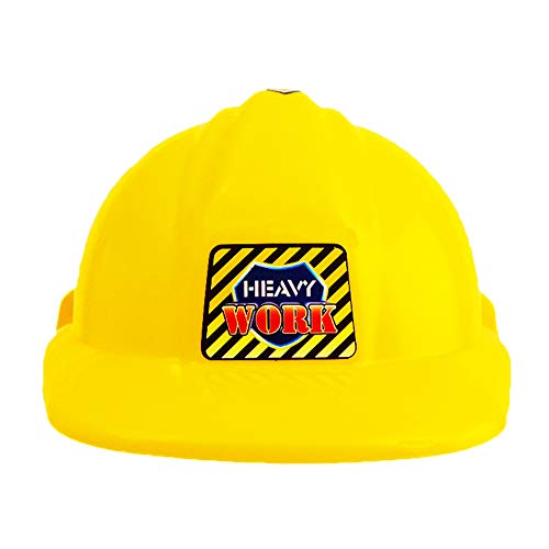 NOVELTY GIANT Yellow Plastic Hard Hat Construction Helmet