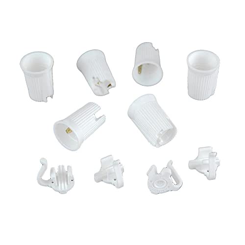 50 Pack C7 Replacement Sockets, White, SPT-1