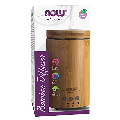 NOW Essential Oils Bamboo Aromatherapy Oil Diffuser