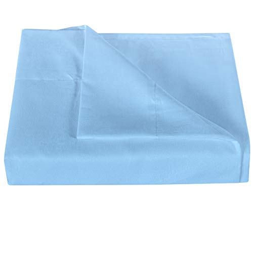 NTBAY 100% Brushed Microfiber Queen Flat Sheet