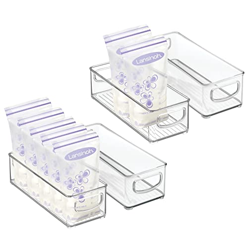 Nursery Storage Container Bins with Handles - 4 Pack