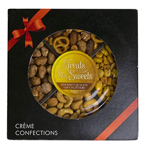 Kosher Nuts Gift Platter: Sweet, Salty, Roasted Variety