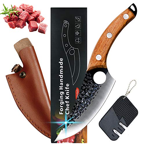 NWESTUN Premium Viking Knife Hand Forged Boning Knife