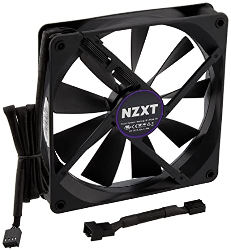 NZXT AER F - 140mm Gaming Computer Fan with Winglet Design and PWM Airflow